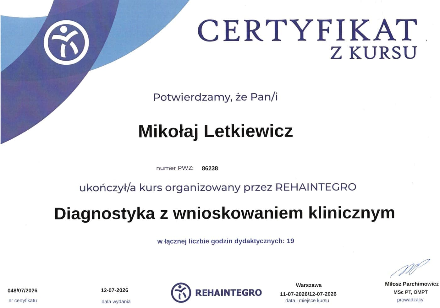 Diagnostyka z wnioskowaniem klinicznym